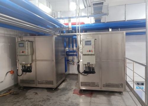 Integrated temperature control unit for reactors in pharmaceutical production(images 1)